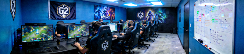 G2 Esports战队DOTA2分部训练基地