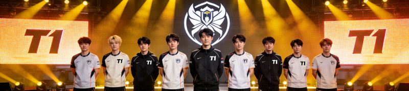 T1战队英雄联盟分部团队合影
